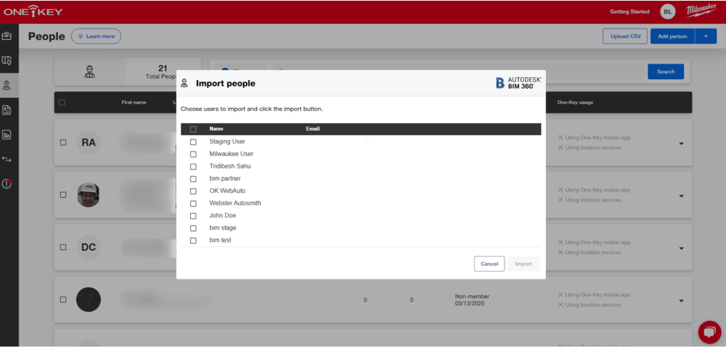 autodesk import people