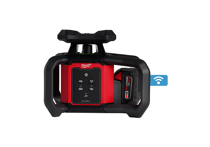 M18™ Green Interior Rotary Laser Level Kit w/ Remote/Receiver & Wall Mount Bracket Image 2