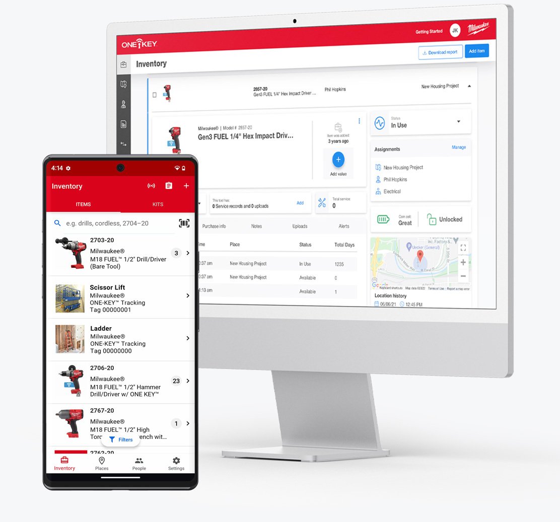 One-Key App on Desktop and Mobile